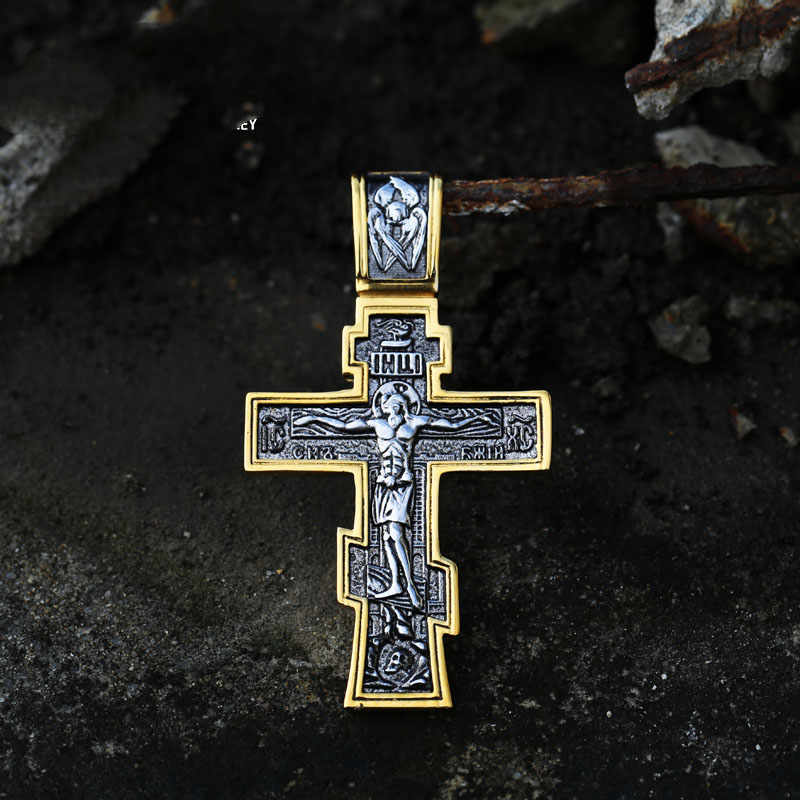 Cross Men's Stainless Steel Necklace