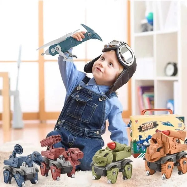 5 Pack Dinosaur Take Part Toys For Boys Age 3, Dinosaur Toys For Toddler