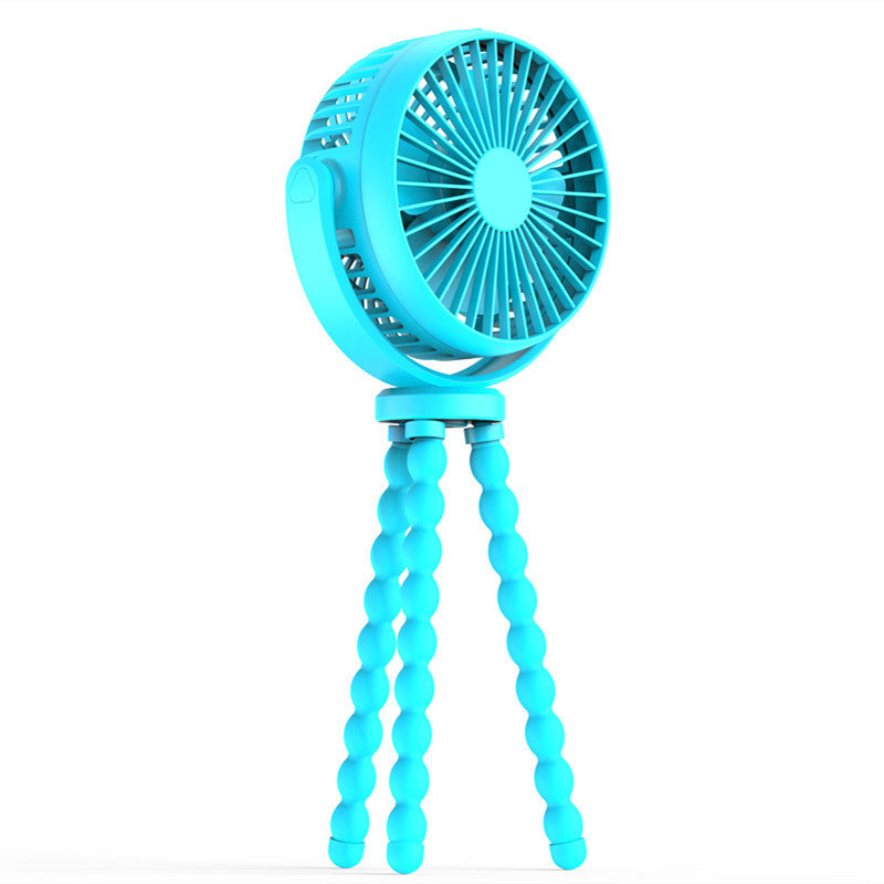 Octopus Stroller Deformation Portable Handheld USB Fan